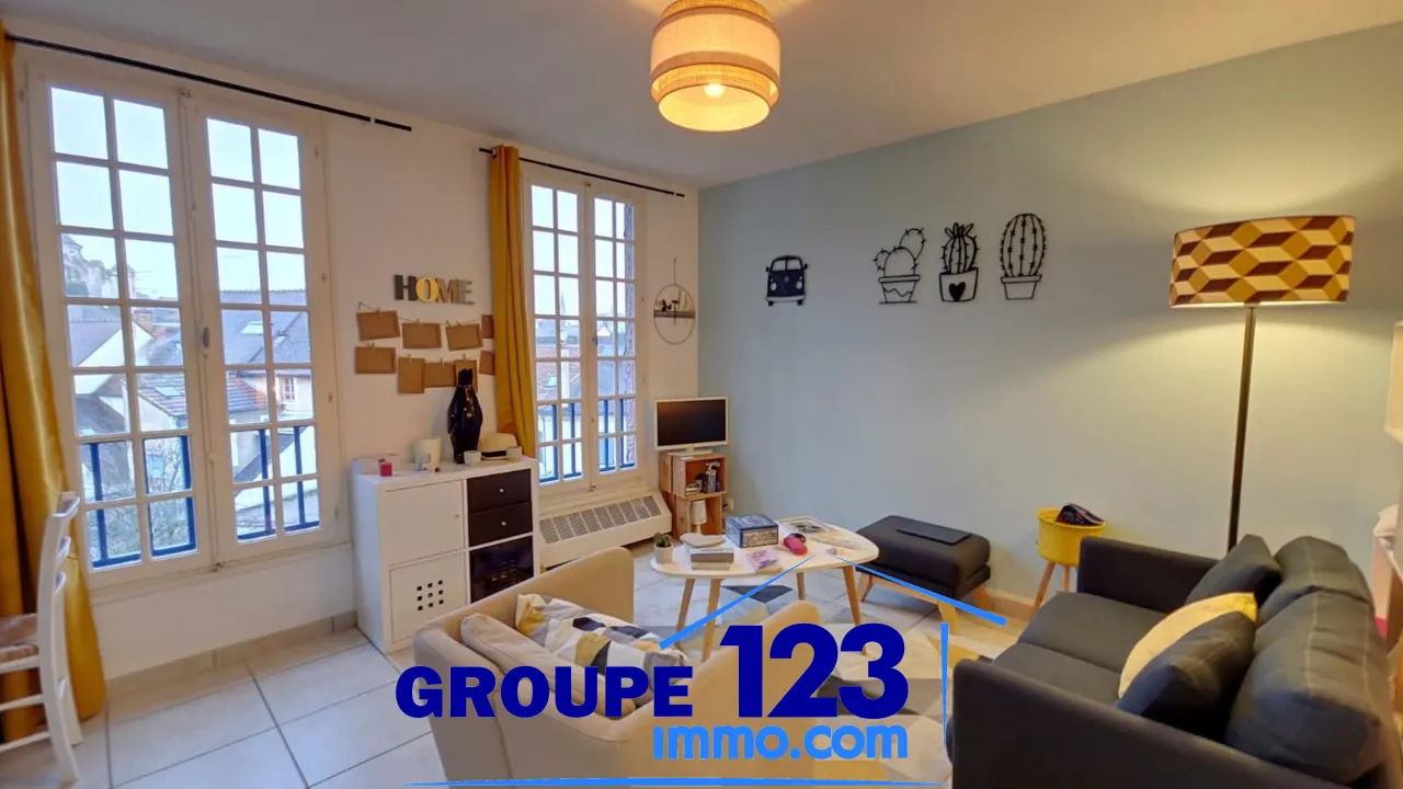 Studio lumineux de 32 m² à Auxerre en centre-ville avec cave 