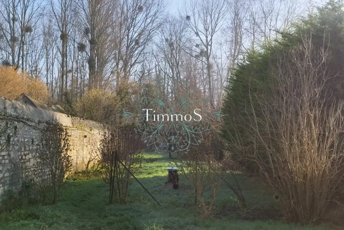 Charmante maison de ville avec jardin et terrasse à Mouy - Belle vue sur la forêt 
