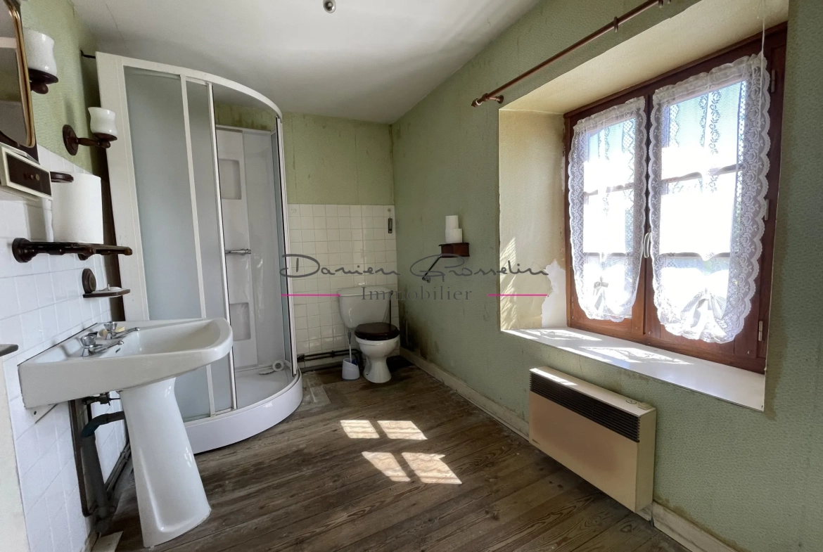Maison de village à Thizy avec jardin et garage - Opportunité à rénover 