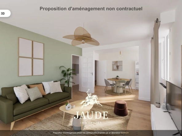 Appartement F6 de 106m² avec parking et Vue sur le Puy de Dôme à Clermont-Ferrand