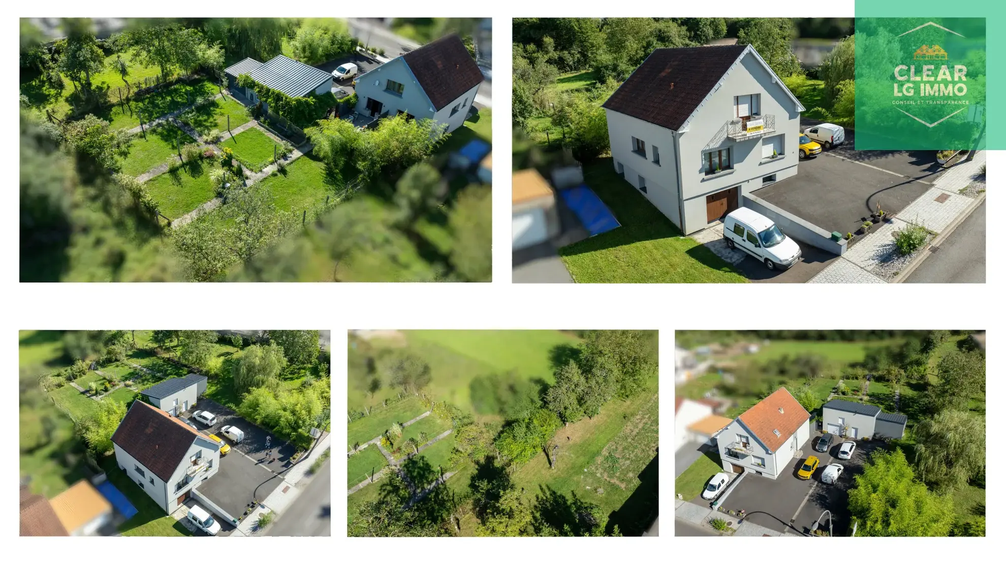 Maison 140 m² à Farébersviller avec terrasse, grands garages et jardin 