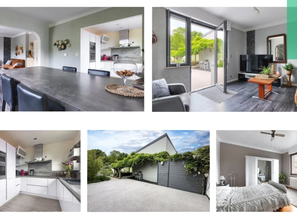 Maison 140 m² à Farébersviller avec terrasse, grands garages et jardin 