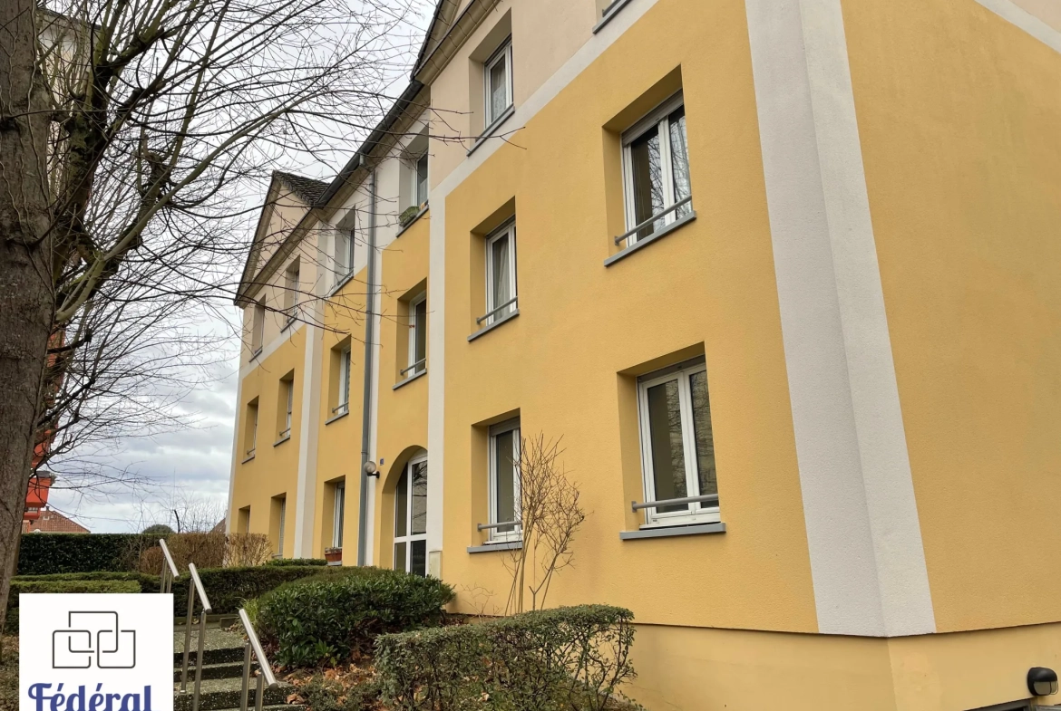 Appartement F2 à Oberhausbergen avec terrasse, garage et parking - Quartier calme 