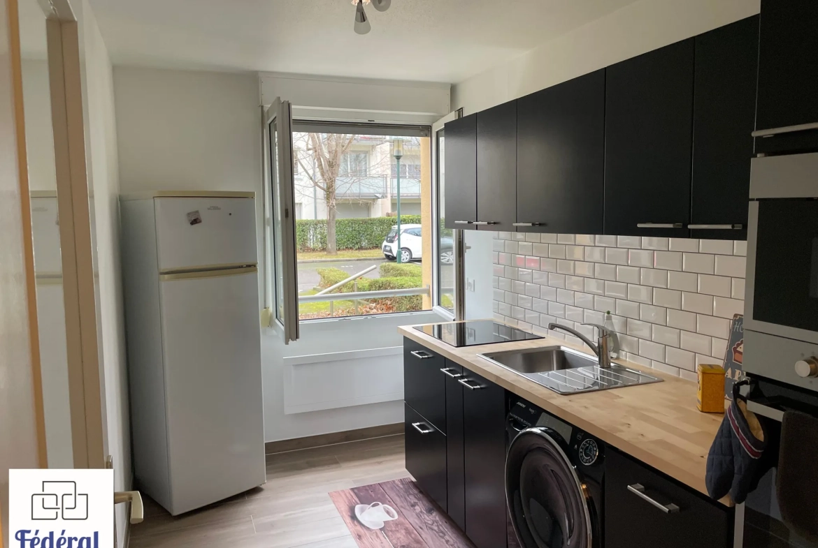 Appartement F2 à Oberhausbergen avec terrasse, garage et parking - Quartier calme 
