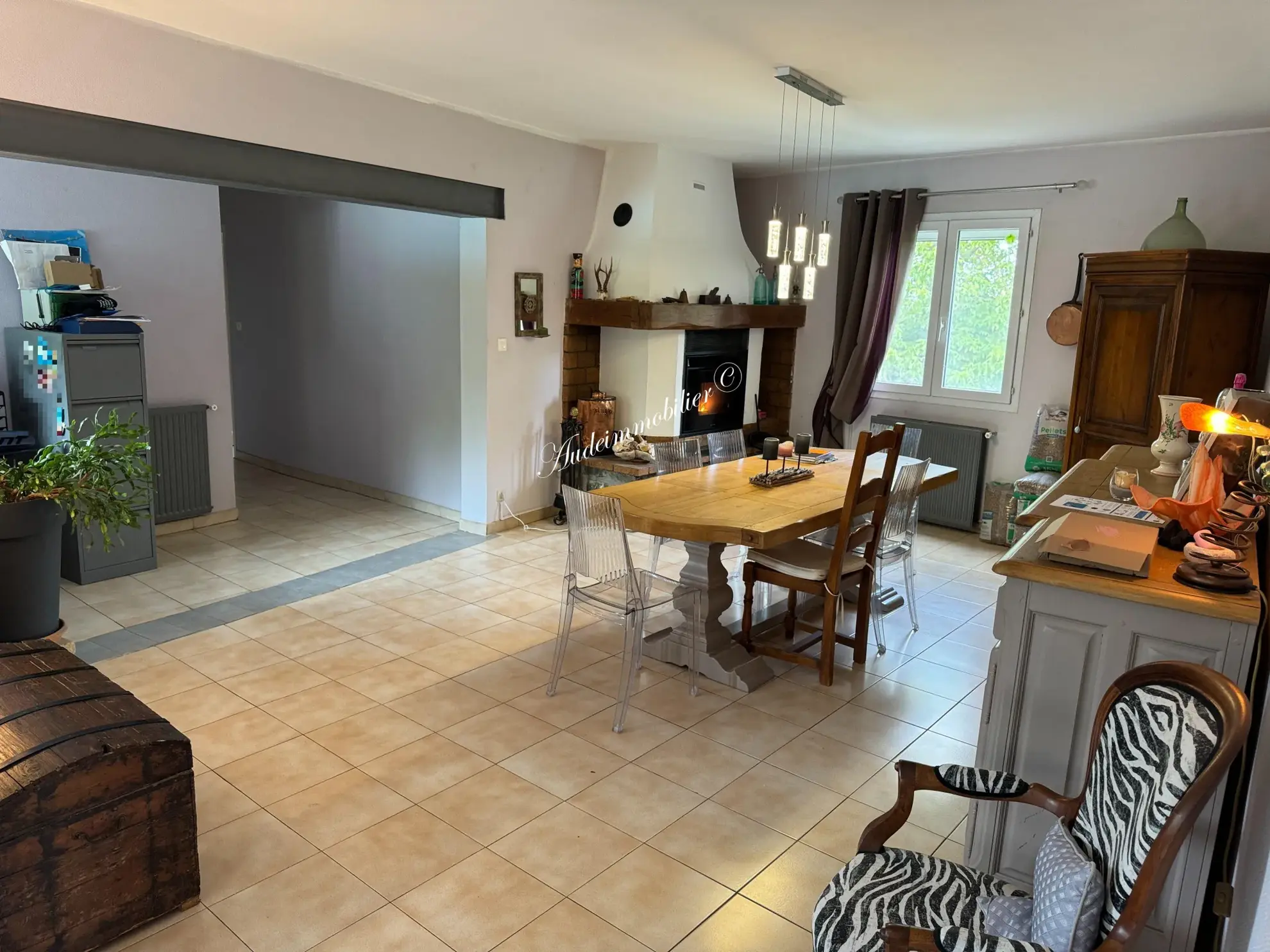 Maison individuelle avec piscine, jardin et garage dans les Corbières Vertes 