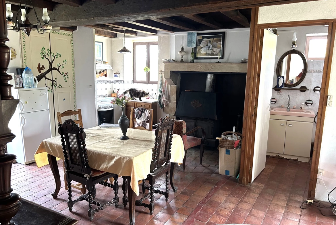 Charmante maison en pierres avec dépendances à Nolay - grand terrain 7061 m² 