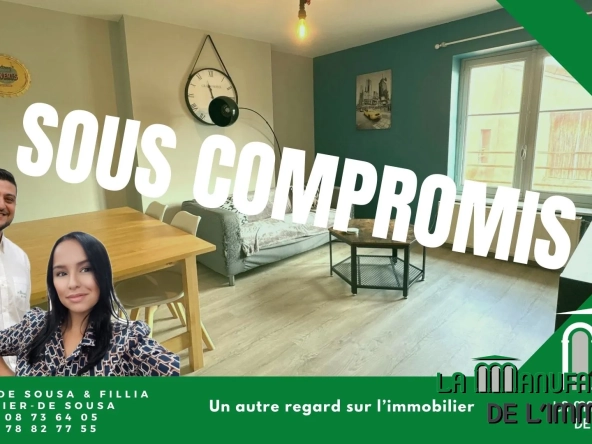 Appartement F3 meublé à Saint-Étienne idéal pour investissement ou résidence principale