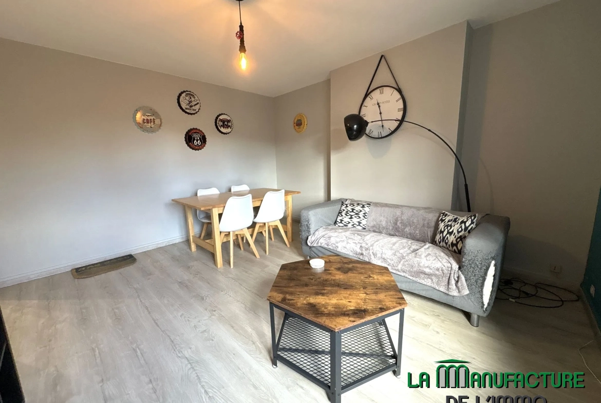 Appartement F3 meublé à Saint-Étienne idéal pour investissement ou résidence principale 