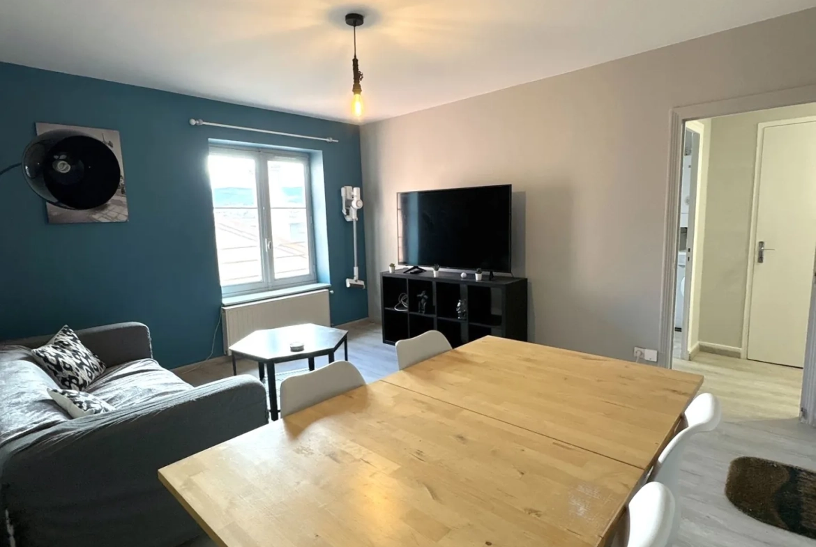 Appartement F3 meublé à Saint-Étienne idéal pour investissement ou résidence principale 