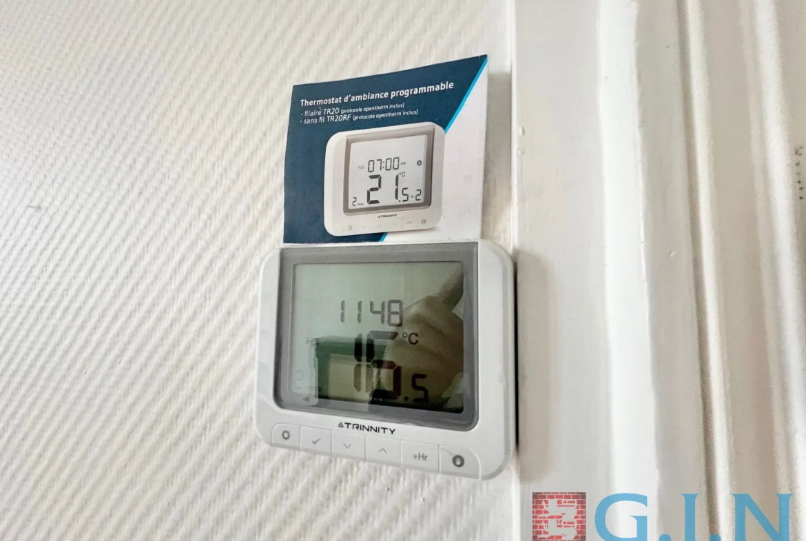 Appartement T1 lumineux de 37,30 m² à vendre à Rouen, secteur Place Saint-Marc 