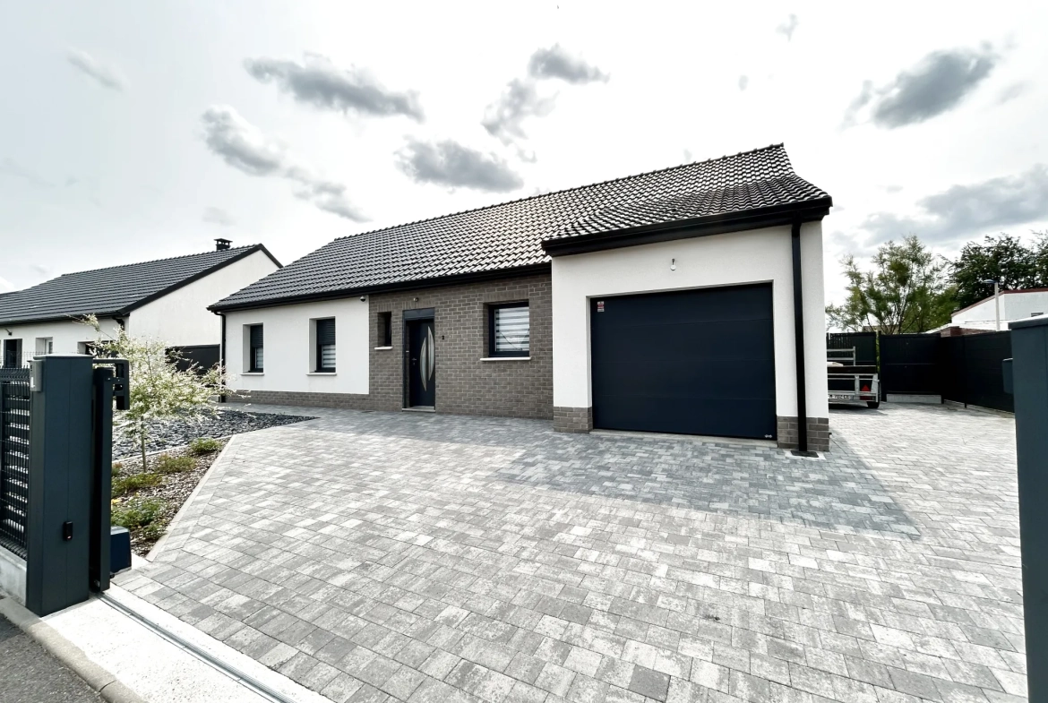 Maison individuelle neuve en plain-pied à Montigny-en-Gohelle 