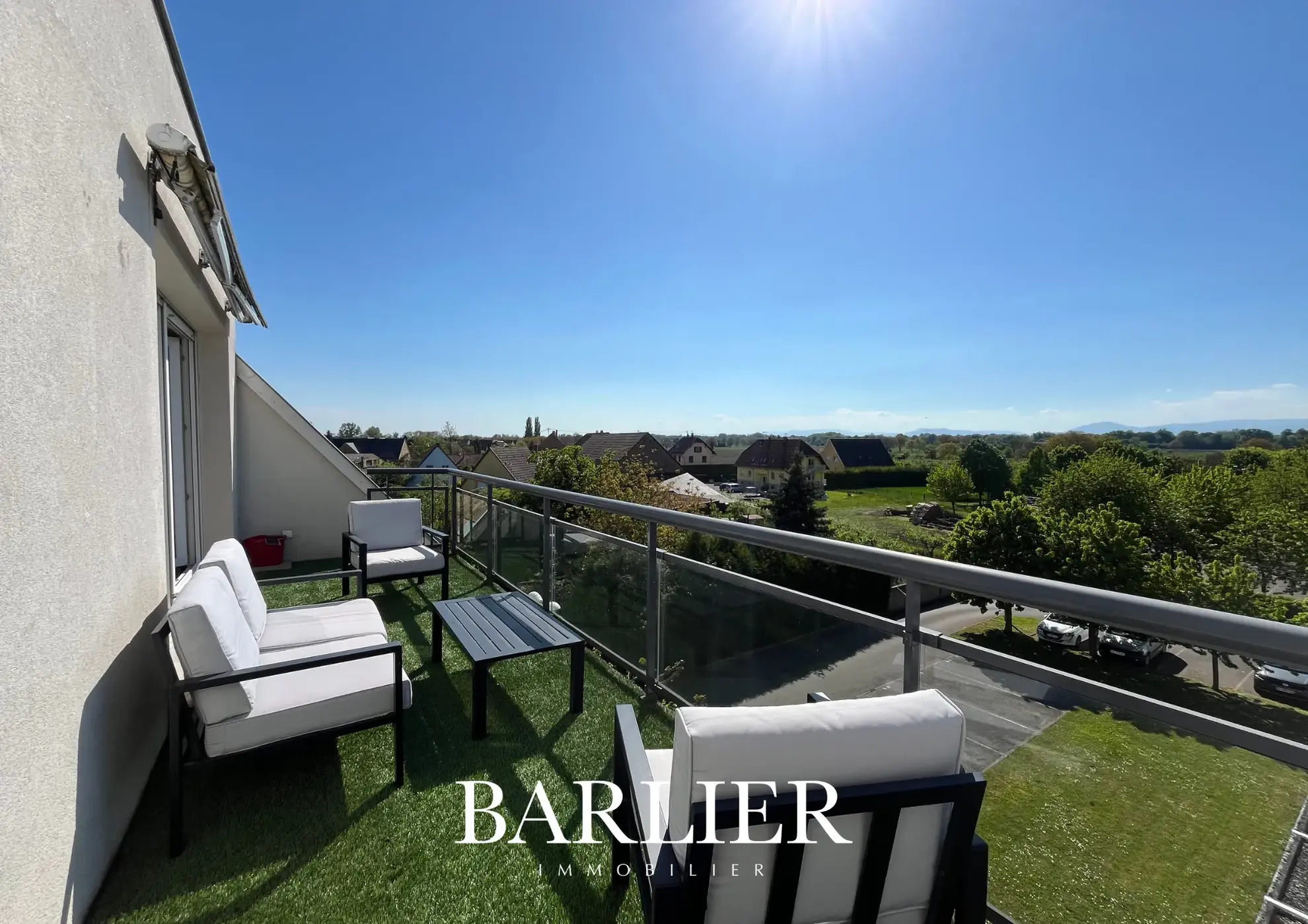 Appartement 3 pièces lumineux avec vue dégagée à Gerstheim 