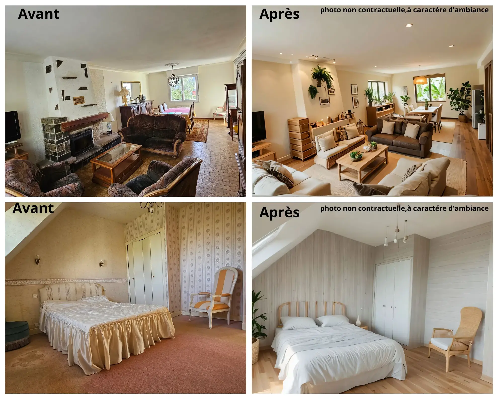 Maison néo-bretonne à proximité du centre-ville de Lanveoc – 4 chambres, grand volume 