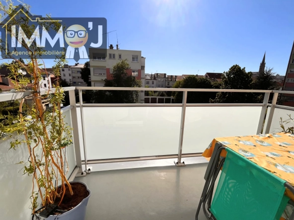 Appartement 3 chambres à Vandoeuvre-lès-Nancy avec garage et balcon