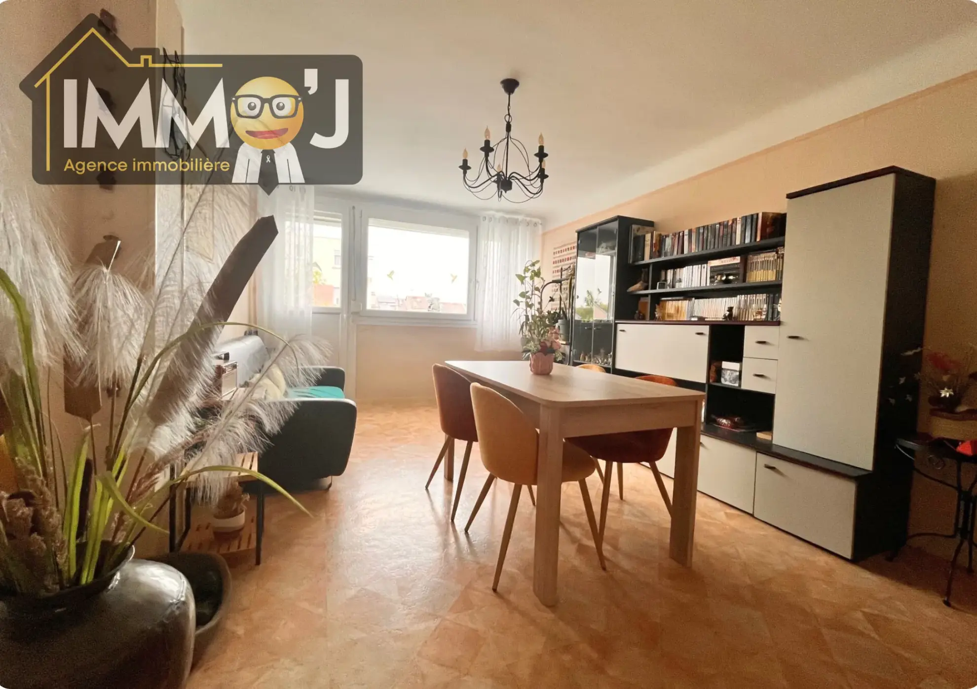 Appartement 3 chambres à Vandoeuvre-lès-Nancy avec garage et balcon 