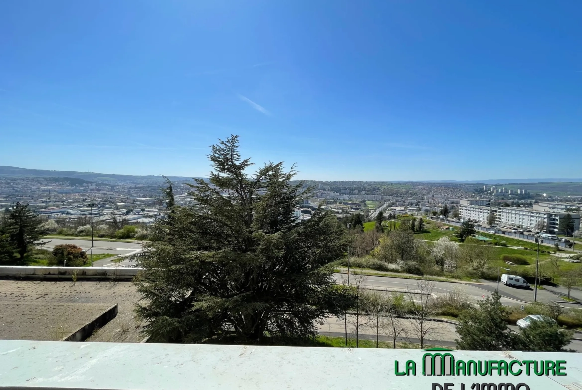 Appartement T2 rénové avec balcon et cave à Saint-Étienne - Montreynaud 