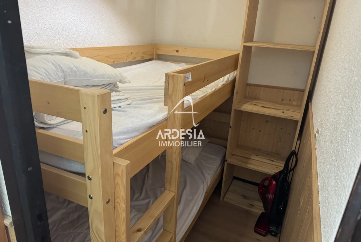 Appartement de 22m² avec balcon à Villarodin Bourget dans la résidence LE TETRA 