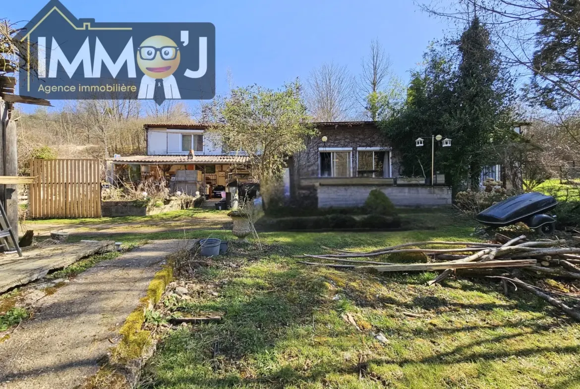 Maison à Maron de 4 pièces avec jardin, terrasse et dépendances à vendre près de Nancy 