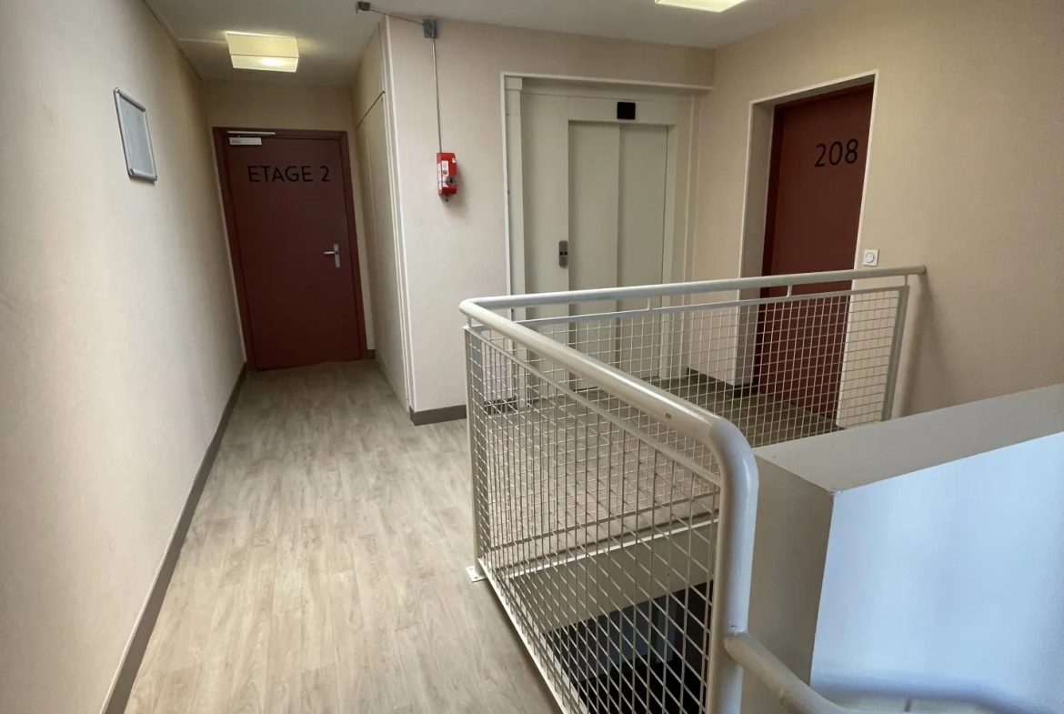 Achat appartement T2 lumineux avec balcon et parking à Bruges 