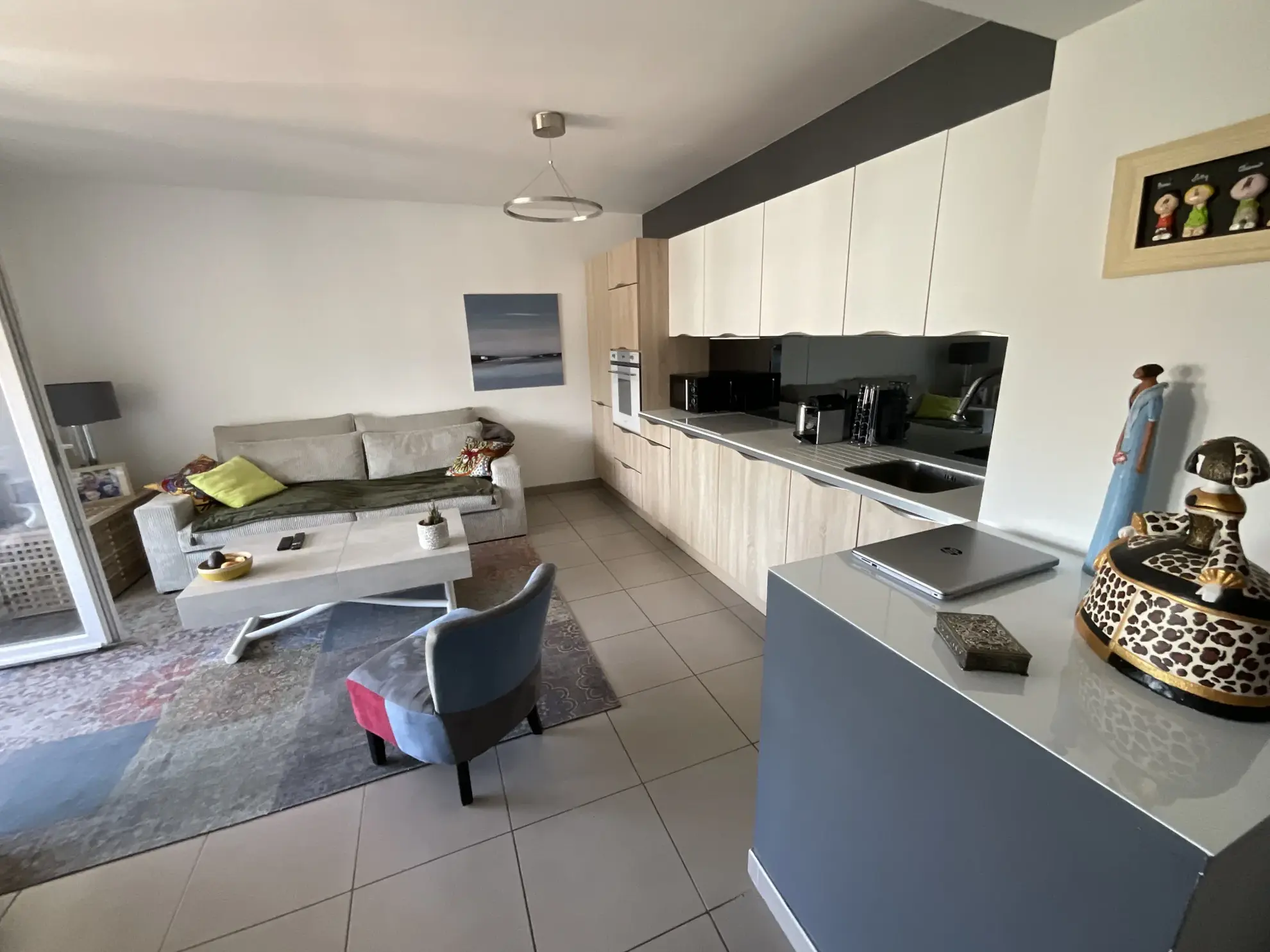 Appartement 2 pièces avec terrasse à Cagnes-sur-Mer dans résidence récente 