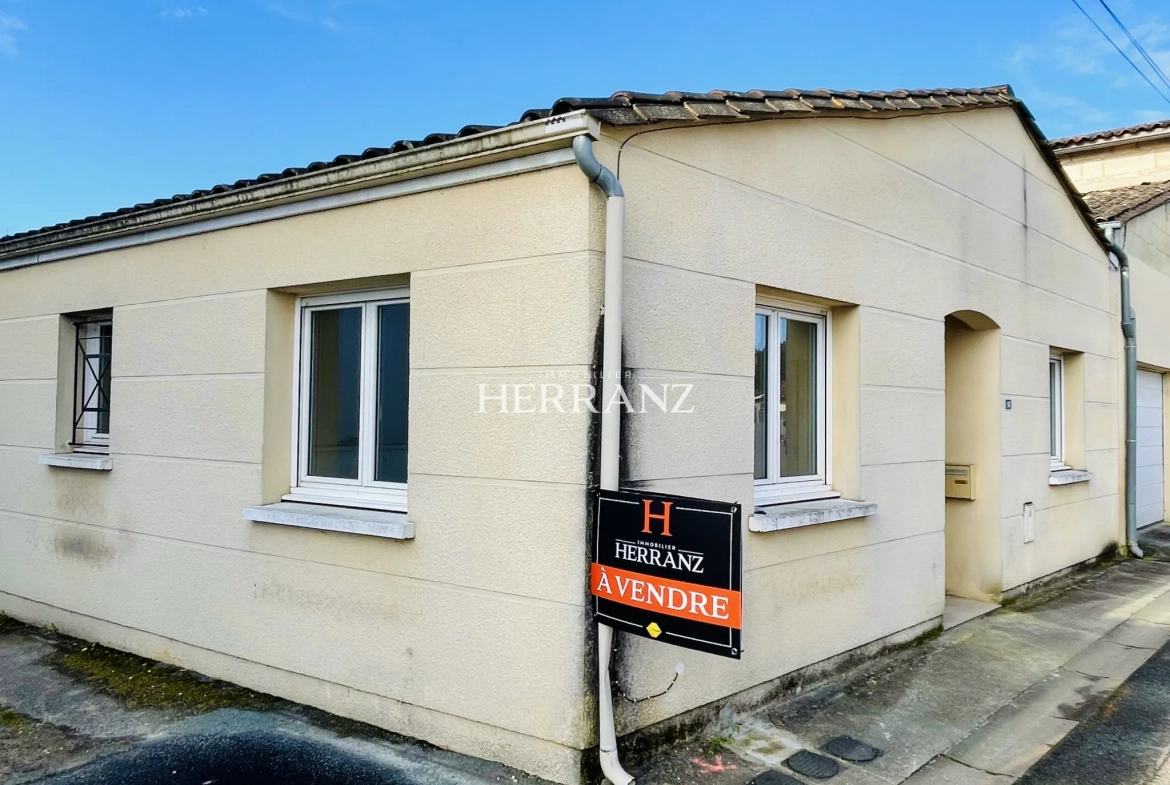 Maison avec 3 chambres et garage à Libourne, secteur résidentiel 