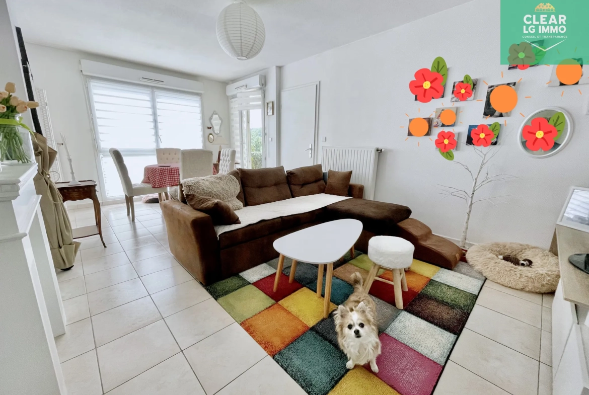Investissement appartement 2 pièces avec terrasse et parking à Clouange 