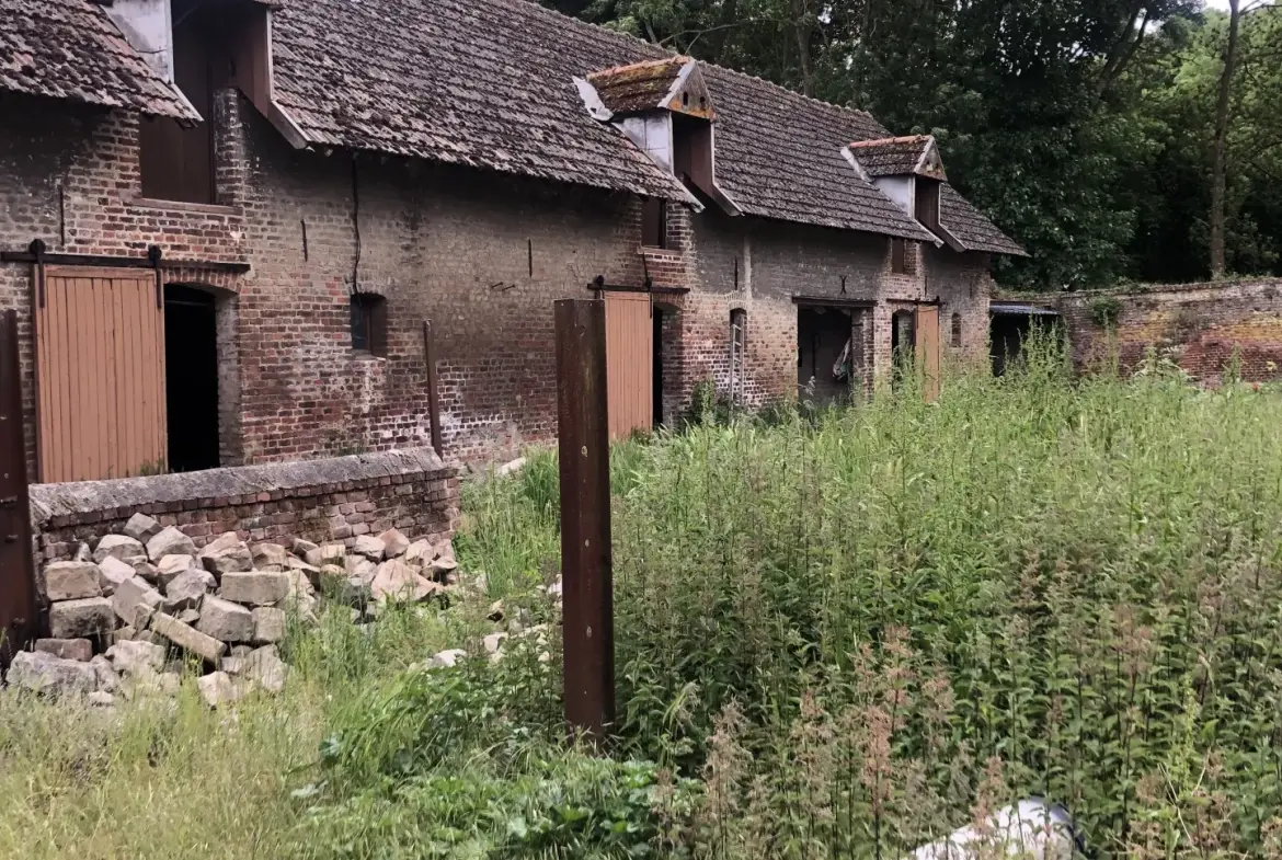 Maison de caractère à vendre à Gouy Sous Bellonne - Grande propriété avec terrain et grange 