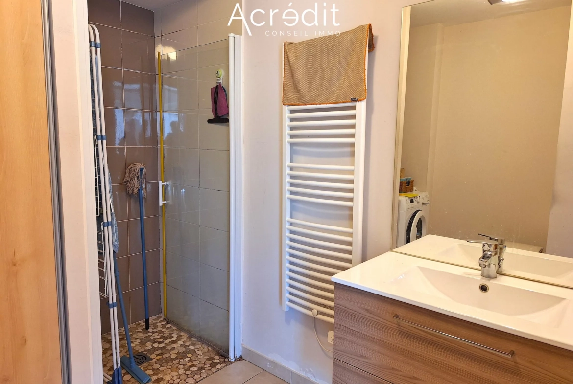 A vendre appartement F2 de 40 m² avec terrasse à Béziers idéalement situé 