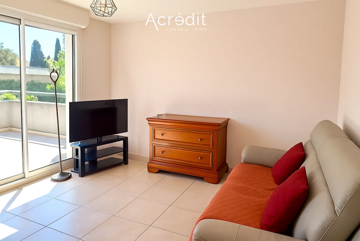 A vendre appartement F2 de 40 m² avec terrasse à Béziers idéalement situé 
