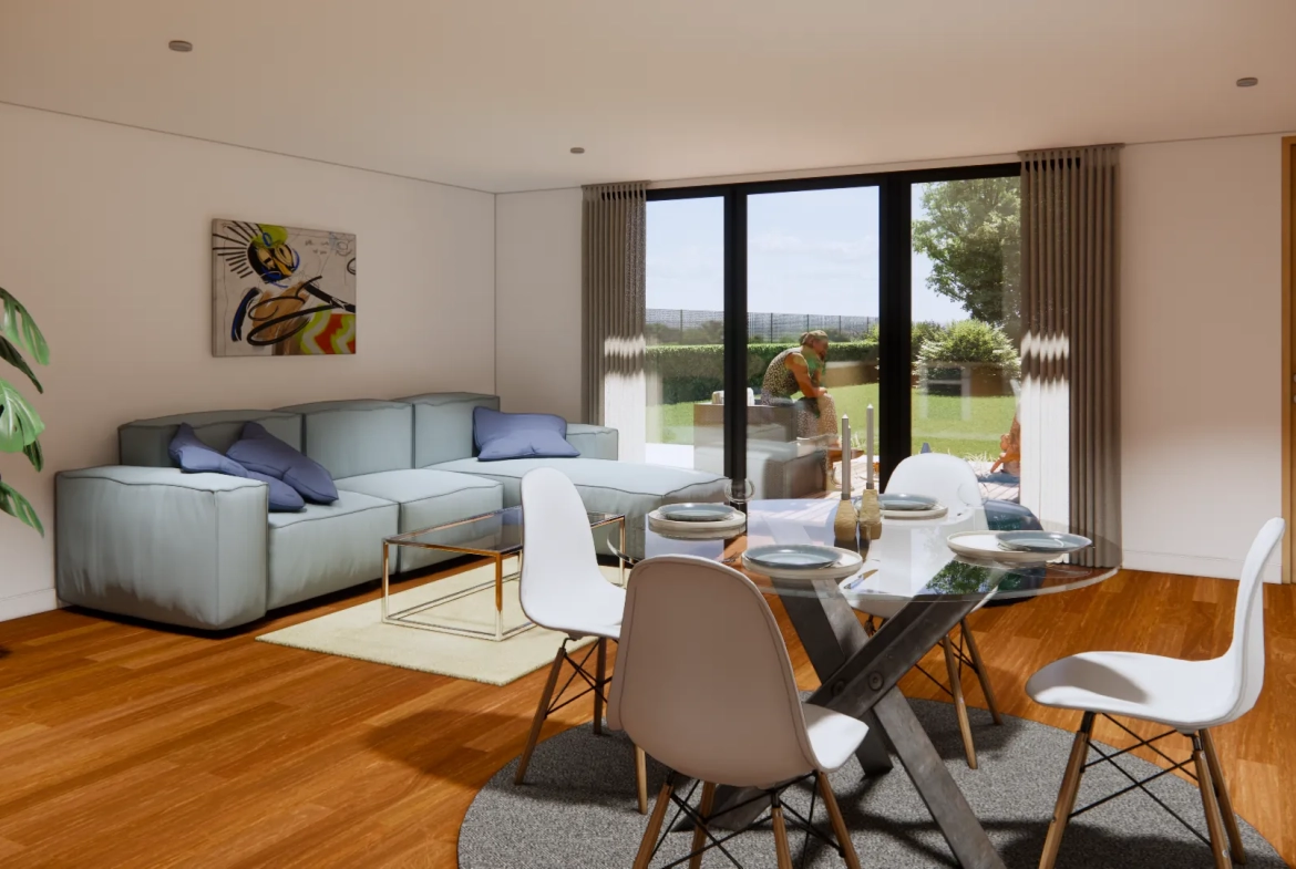 Maison neuve de 96 m² avec jardin à Buellas, livraison 2026, conforme RE2020 