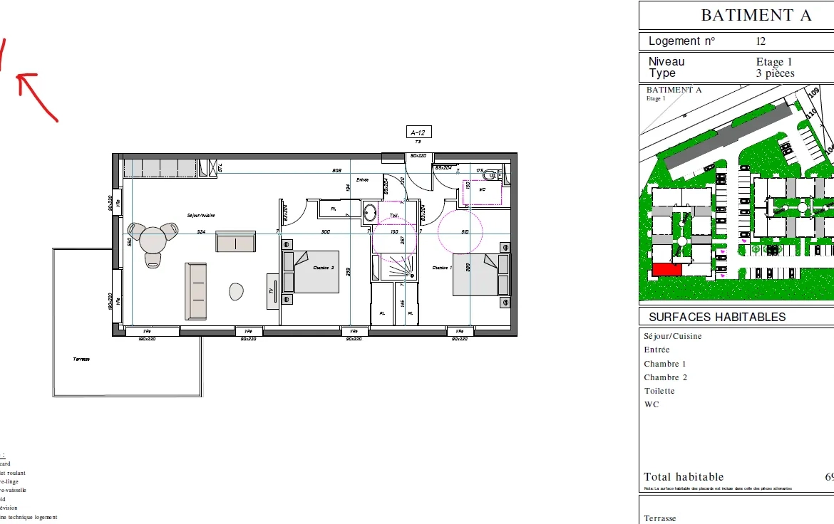 Appartements neufs à vendre à Aressy avec parking et terrasses 