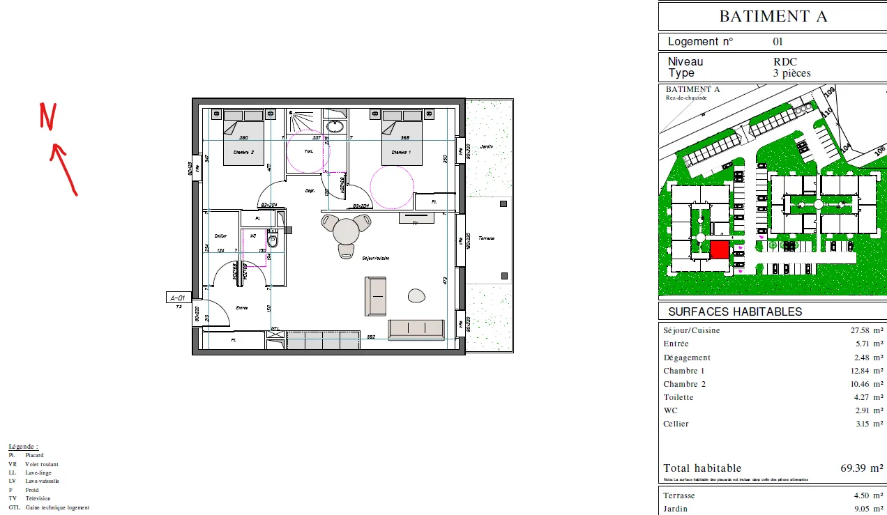 Appartements neufs à vendre à Aressy avec parking et terrasses 