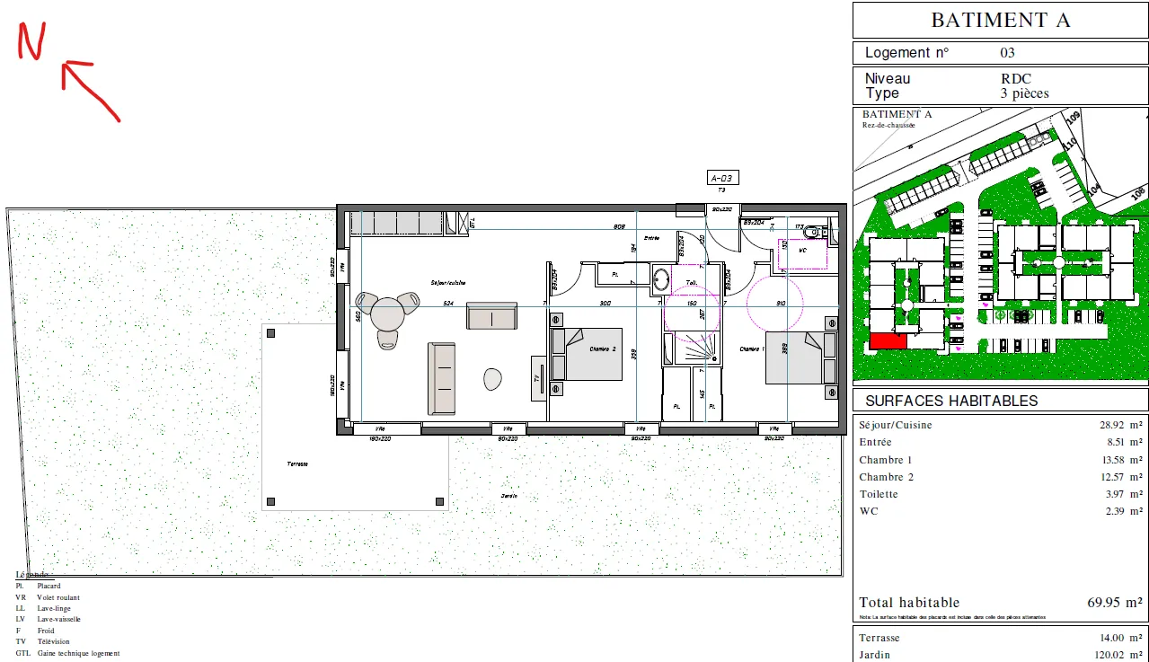 Appartements neufs à vendre à Aressy avec parking et terrasses 
