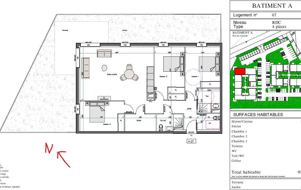 Appartements neufs à vendre à Aressy avec parking et terrasses 