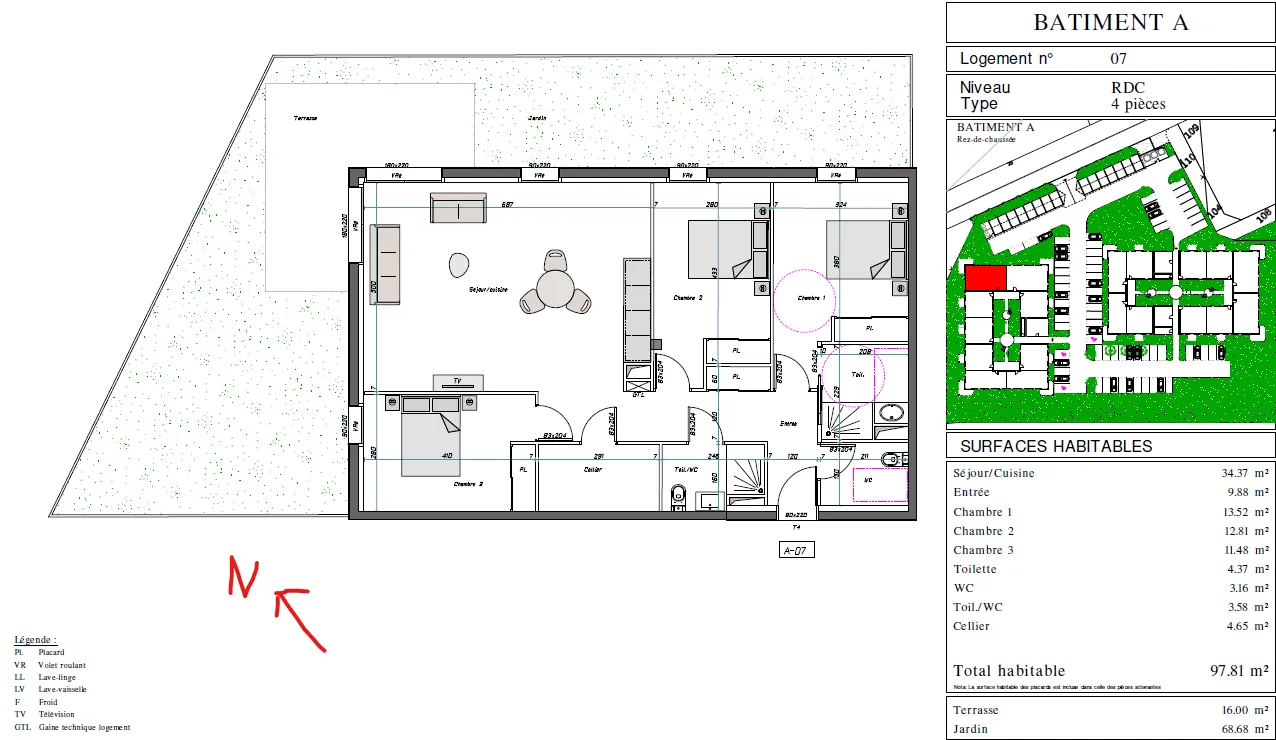 Appartements neufs à vendre à Aressy avec parking et terrasses 