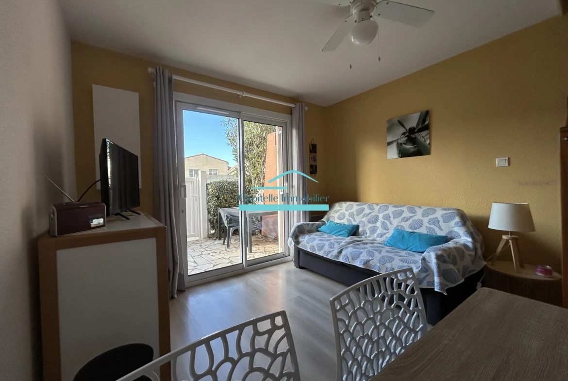 Maison T3 meublée avec terrasse et garage à Frontignan Plage 
