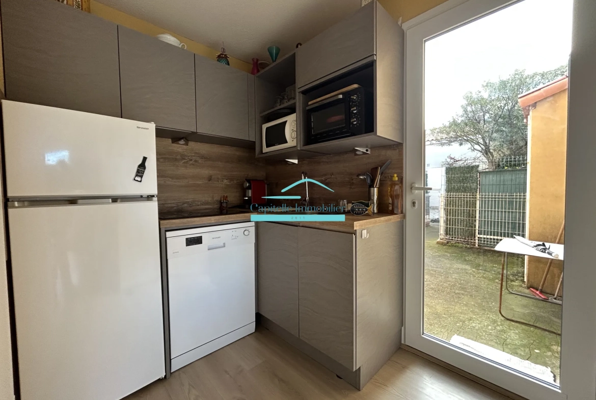 Maison T3 meublée avec terrasse et garage à Frontignan Plage 