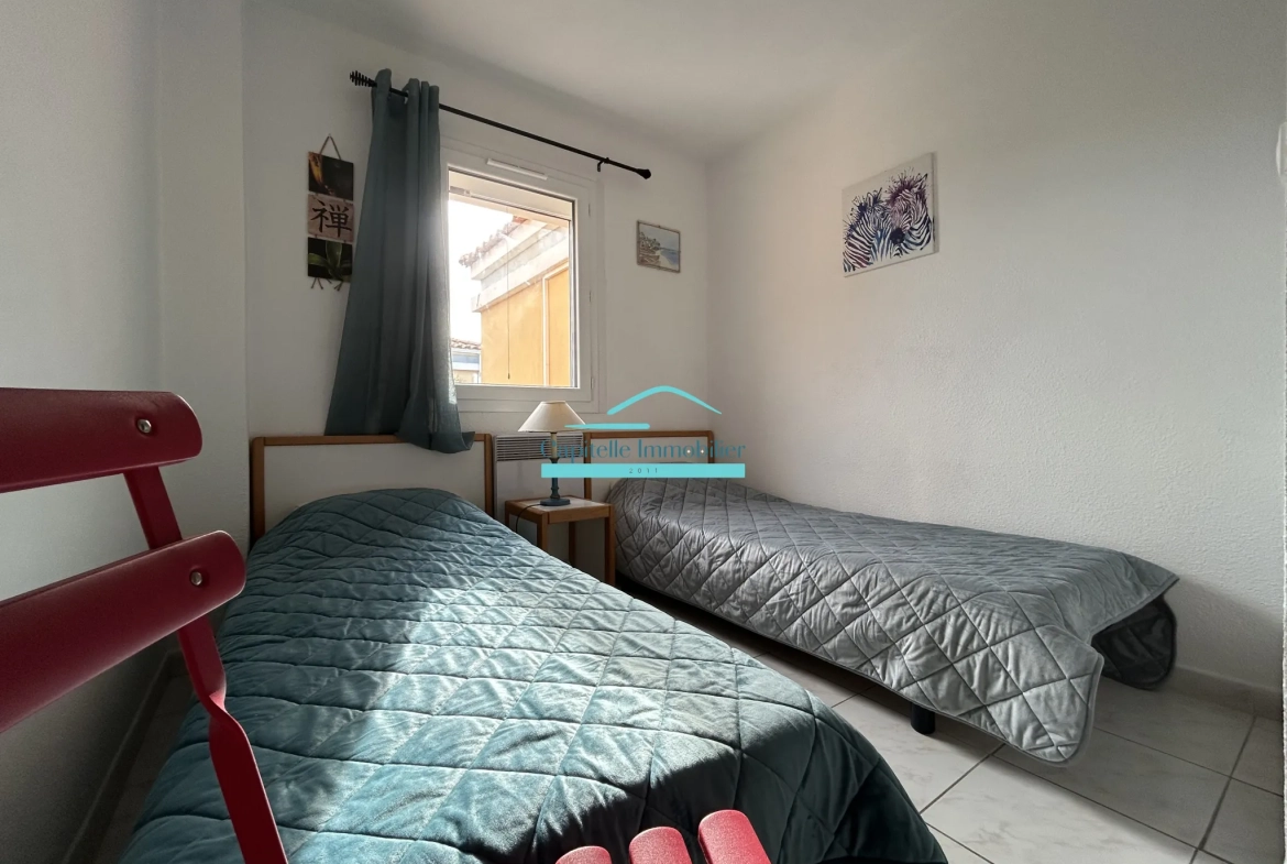 Maison T3 meublée avec terrasse et garage à Frontignan Plage 