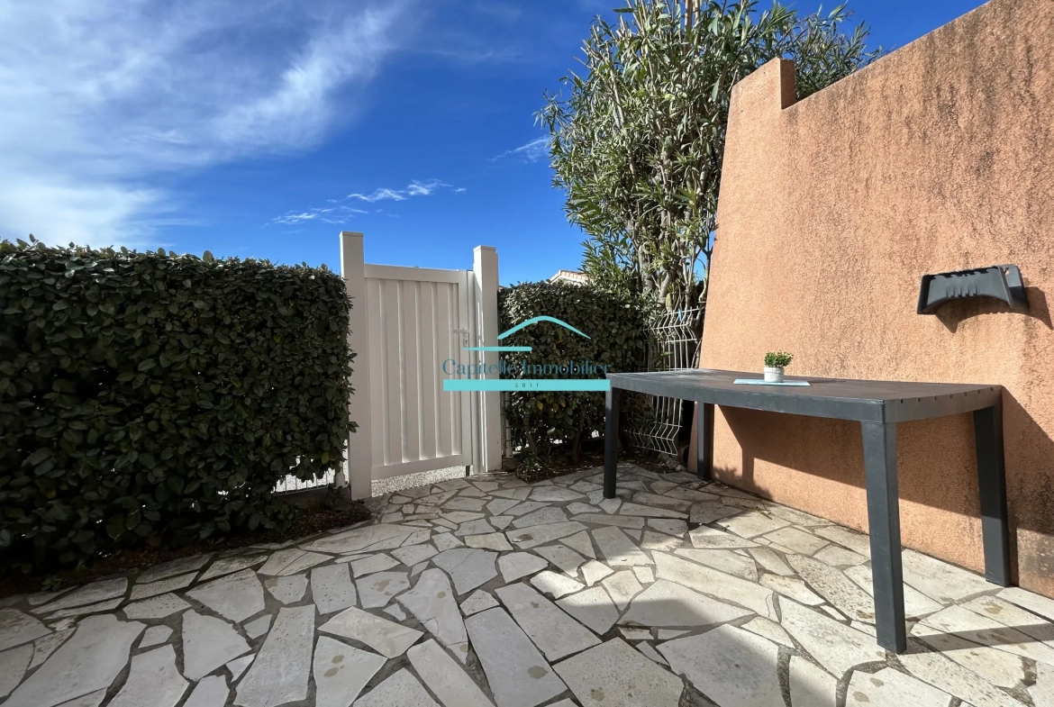 Maison T3 meublée avec terrasse et garage à Frontignan Plage 