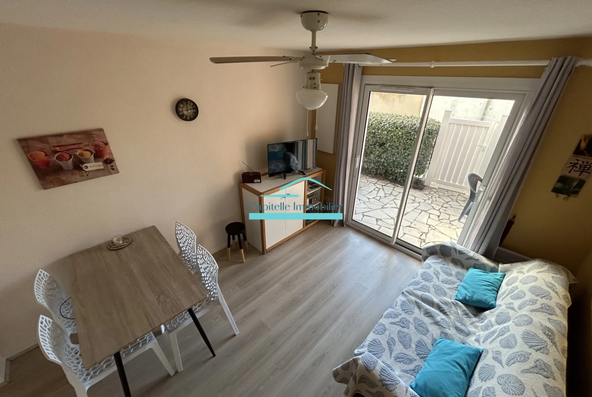 Maison T3 meublée avec terrasse et garage à Frontignan Plage 