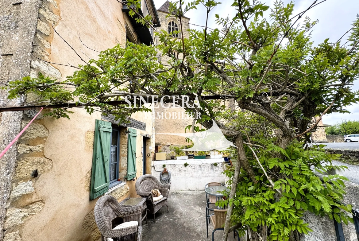 Charmante maison de ville de 100 m² à Belvès, village médiéval classé parmi les plus beaux de France 