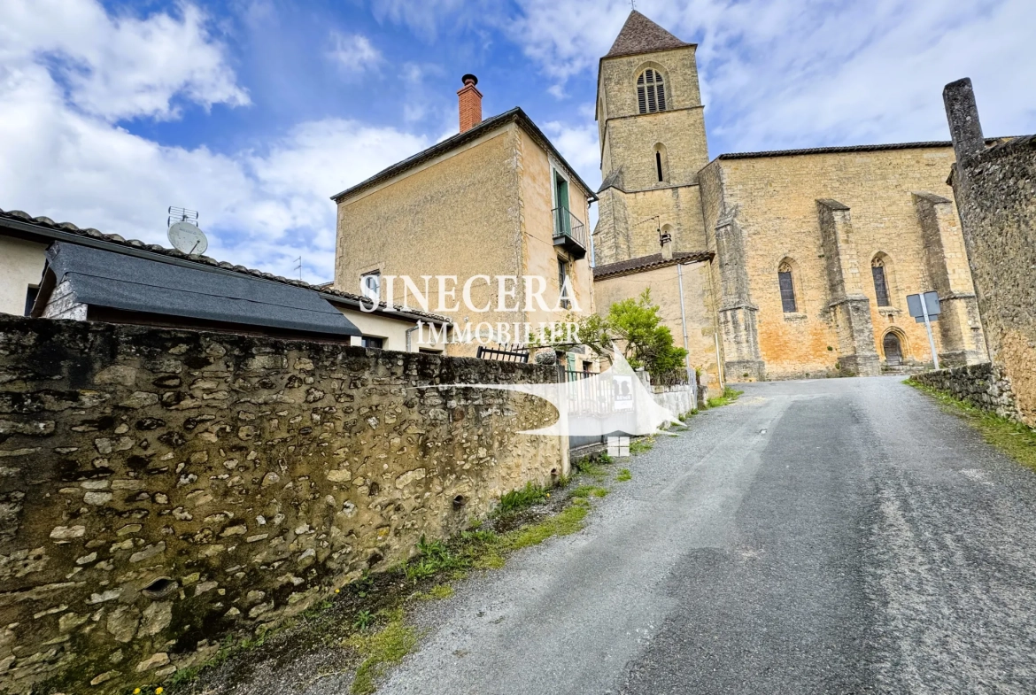 Charmante maison de ville de 100 m² à Belvès, village médiéval classé parmi les plus beaux de France 