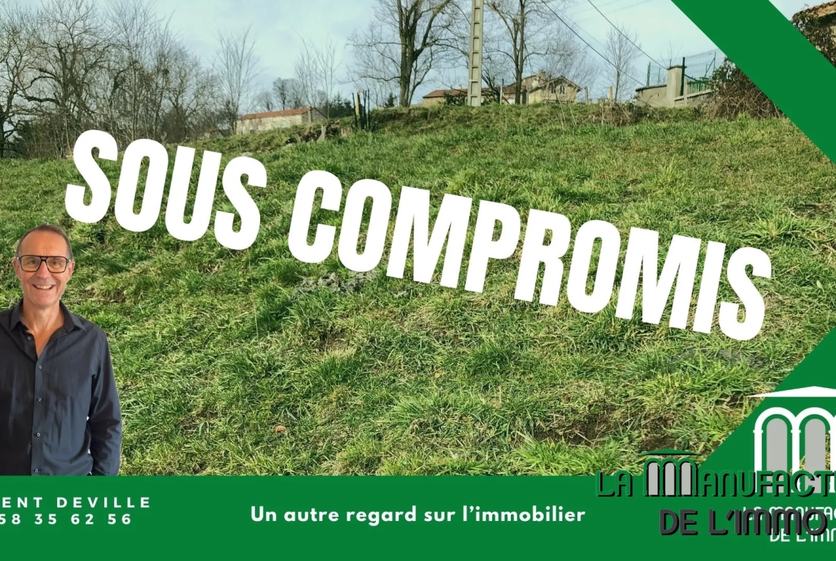 Terrain constructible de 908 m² à Saint-Just-Malmont, Exposition sud-ouest 