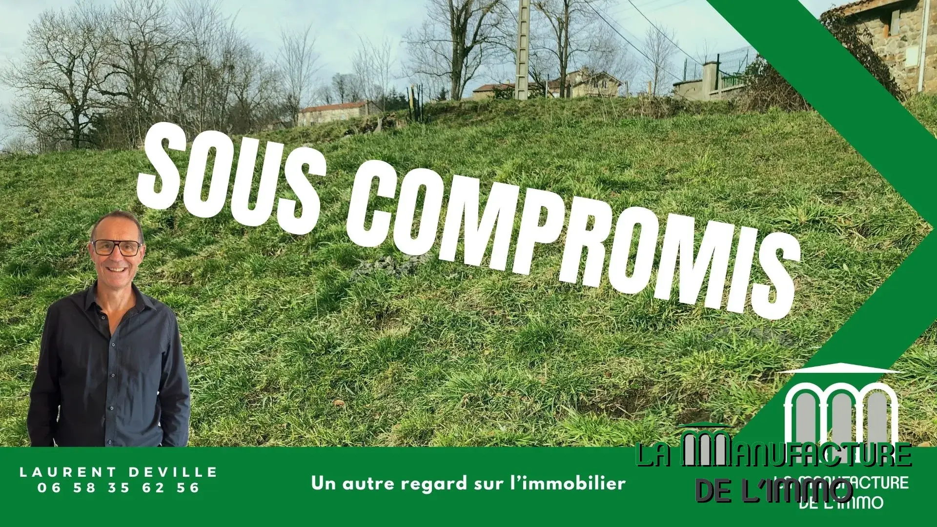 Terrain constructible de 908 m² à Saint-Just-Malmont, Exposition sud-ouest 