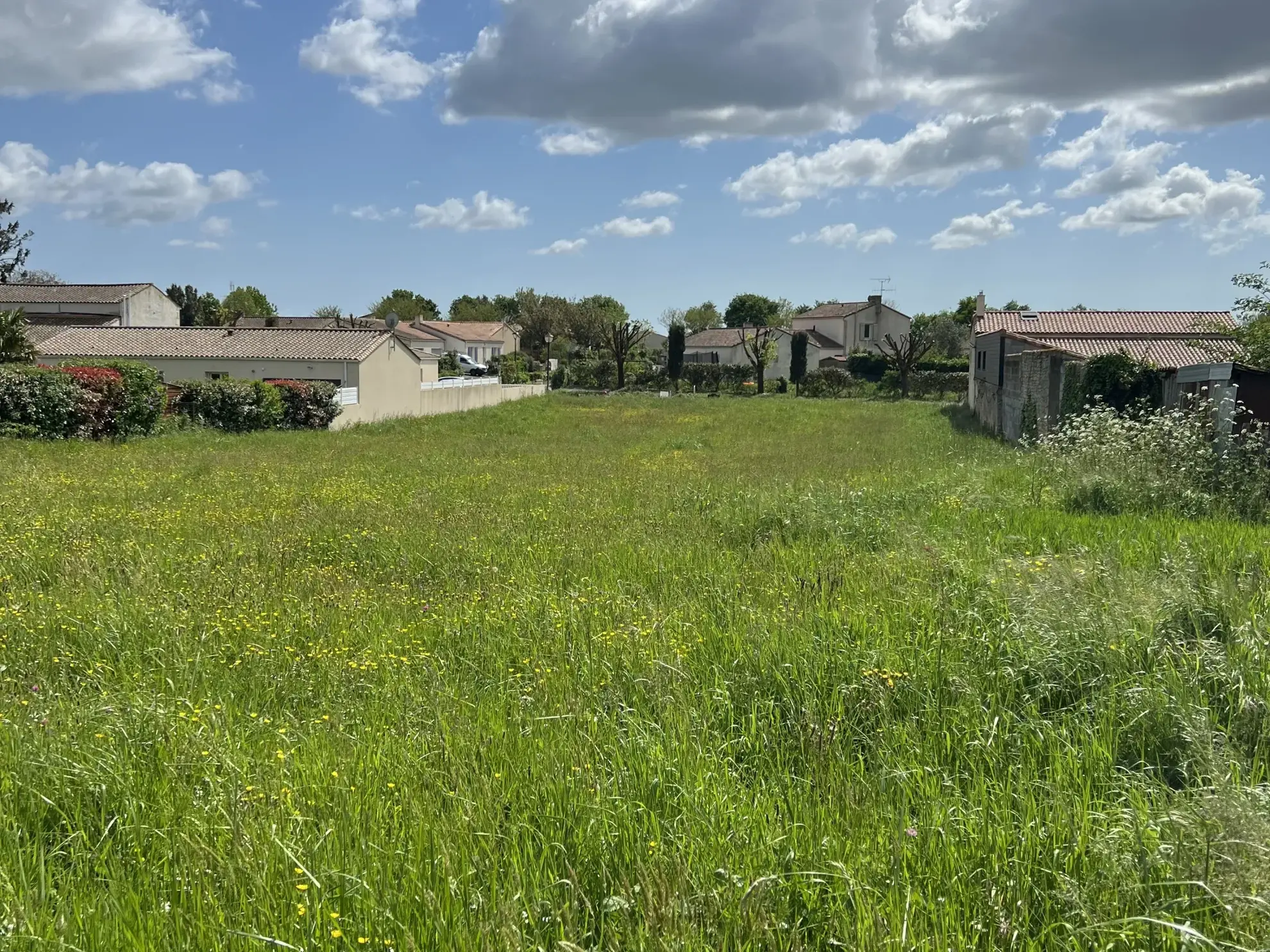 Superbe terrain constructible à Saint Aubin La Plaine, proche Sainte Hermine 