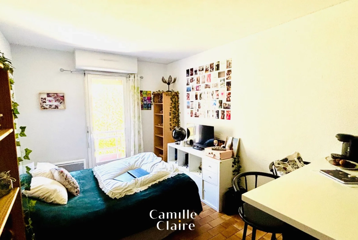 Studio à vendre avec vue dégagée dans le centre-ville d'Aix-en-Provence 