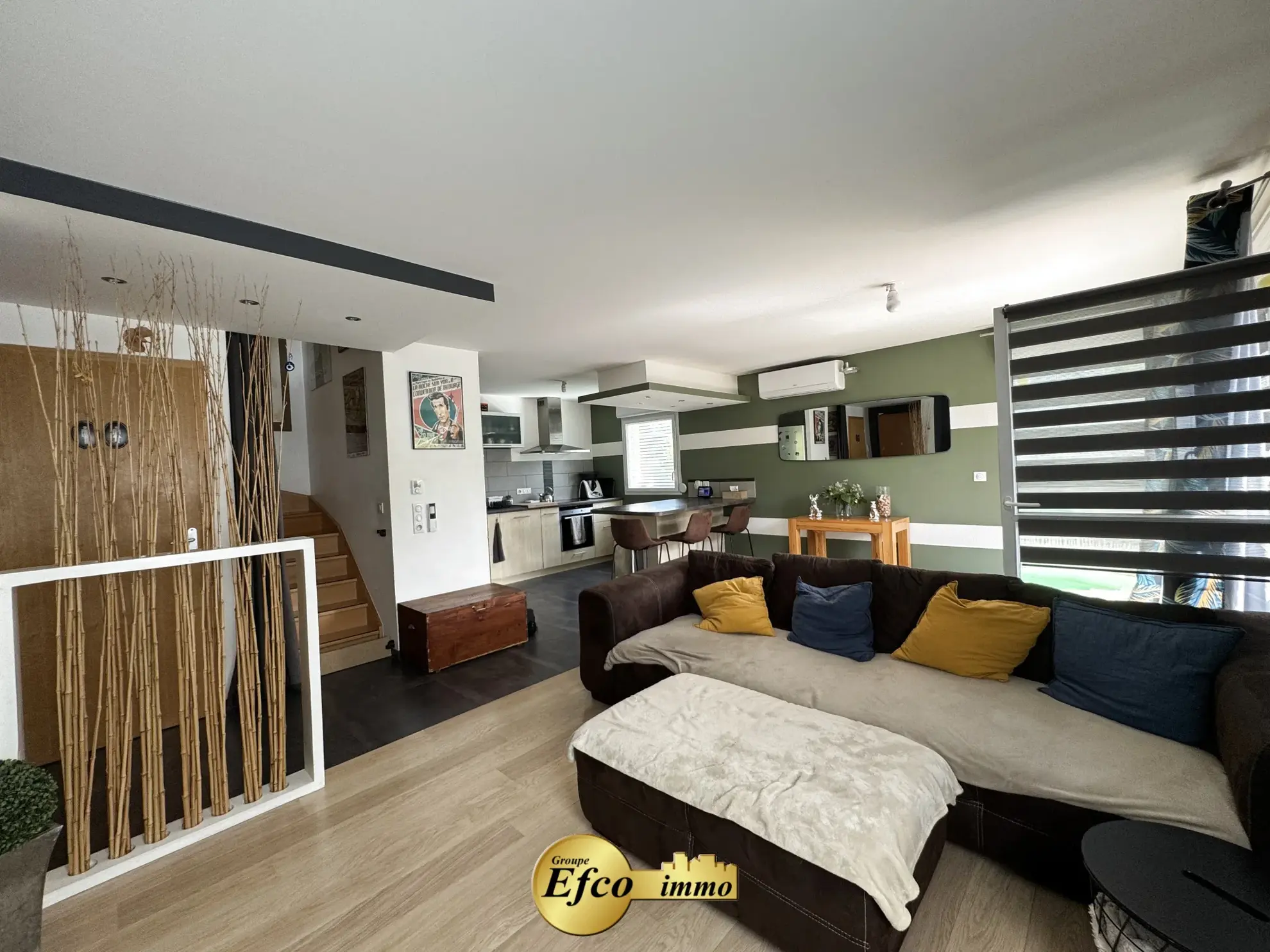 Triplex avec jardin, piscine, garage à Michelbach le Haut, 86m² 