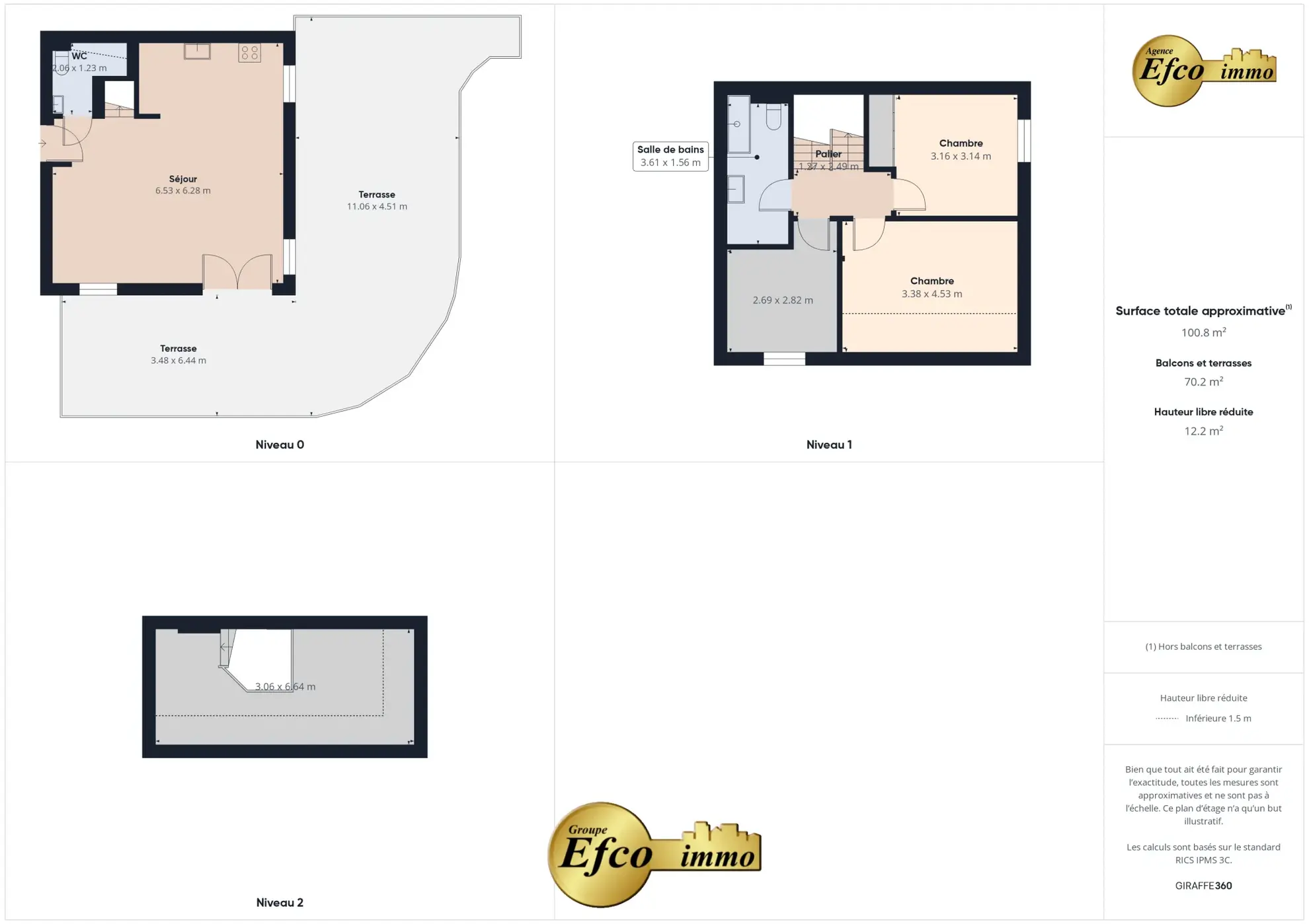 Triplex avec jardin, piscine, garage à Michelbach le Haut, 86m² 