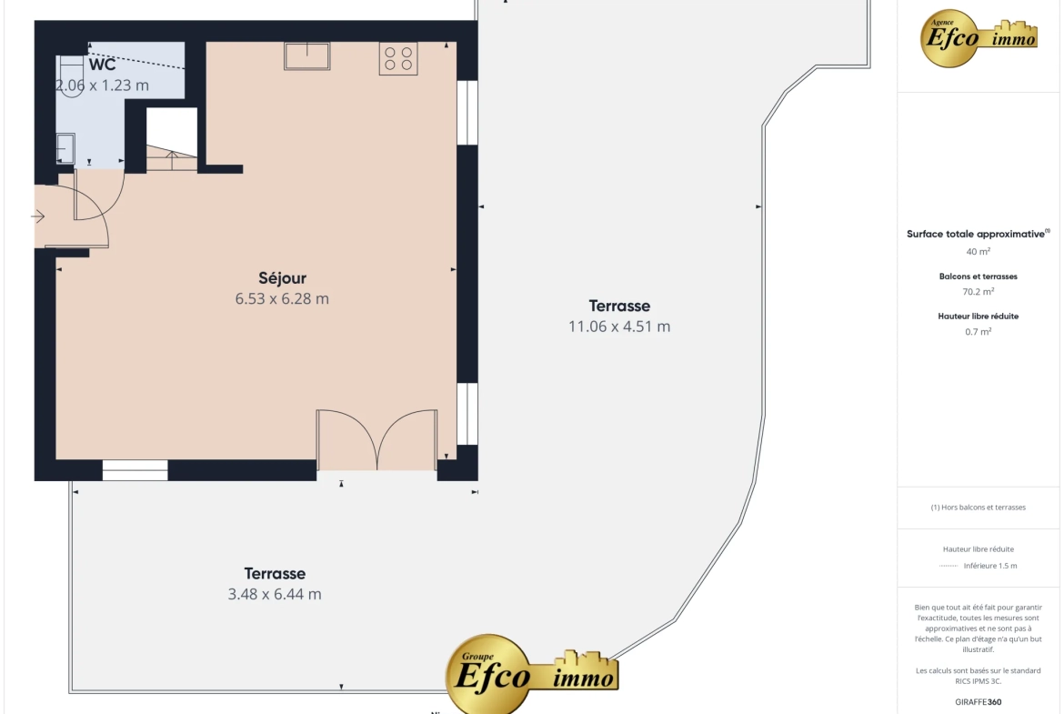 Triplex avec jardin, piscine, garage à Michelbach le Haut, 86m² 