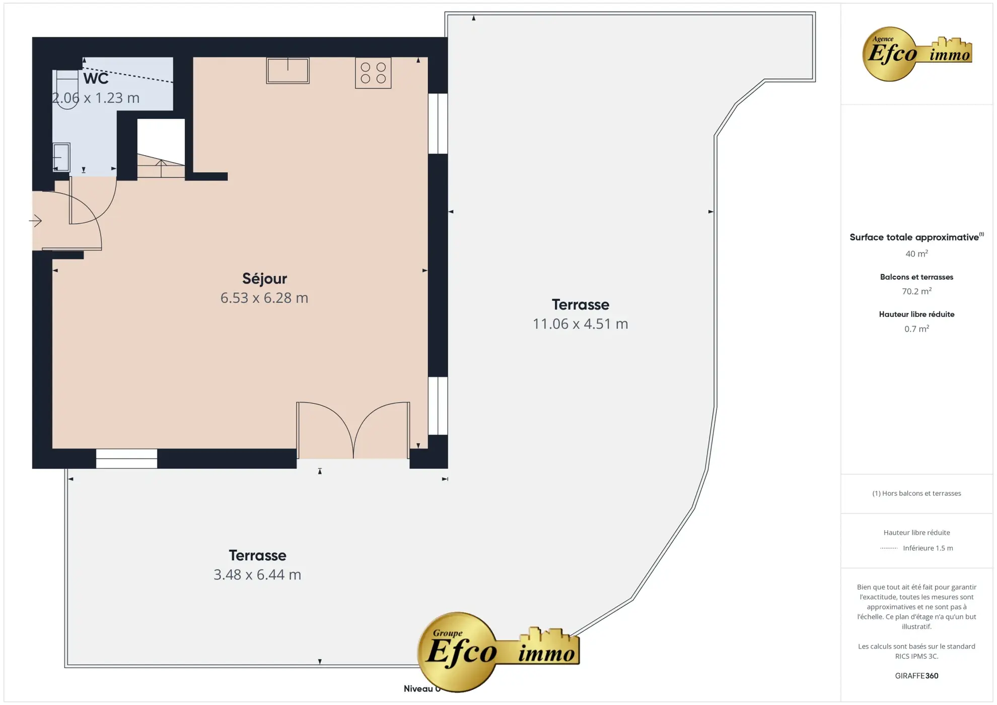 Triplex avec jardin, piscine, garage à Michelbach le Haut, 86m² 